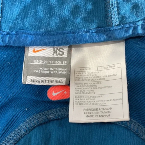 Nike Therma Fit Full Zip Dark Teal Hoodie Size XS - Picture 11 of 14